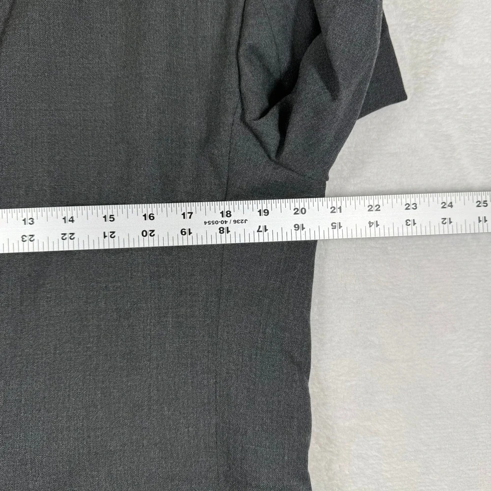 Burberrys Saks Fifth Avenue Mens Charcoal Gray‎ Wool Blazer Sport Coat USA 42R